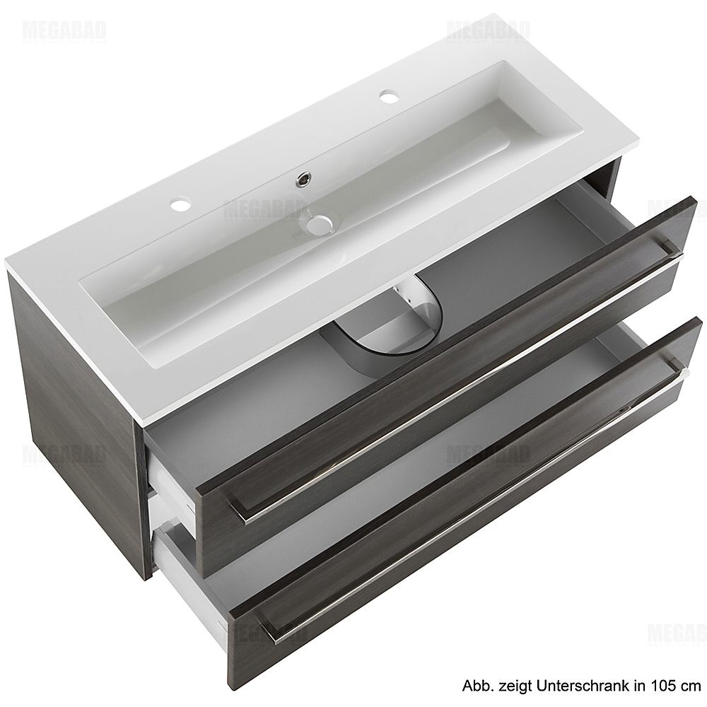 Exclusiv 100 Waschplatz Kombination 700 Art. GU70013 - MEGABAD