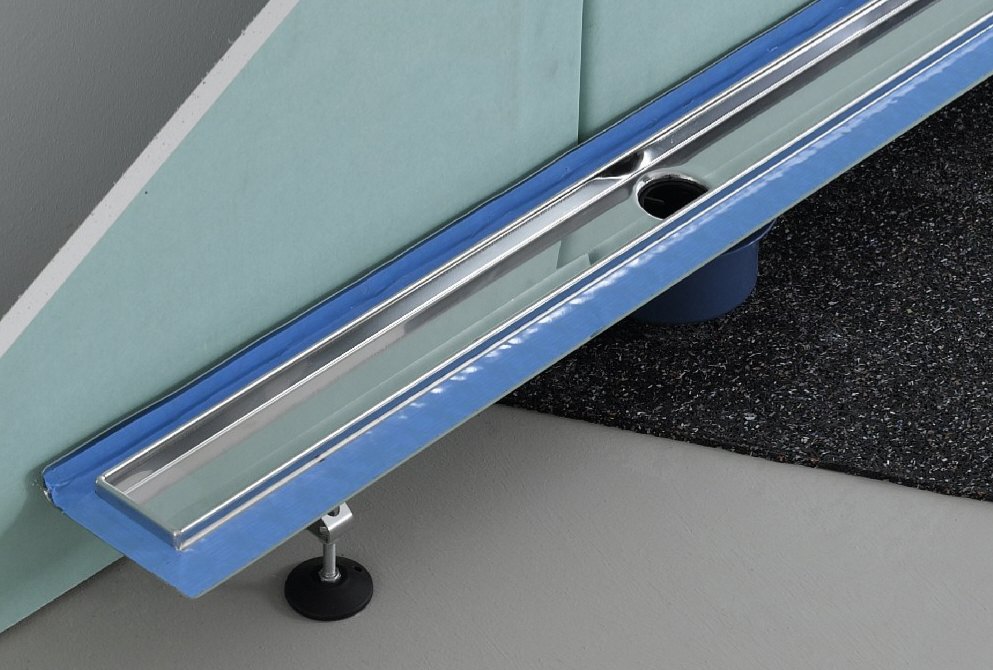 TECE Drainline Duschrinne 150 cm mit Dichtmanschette 601500 - MEGABAD