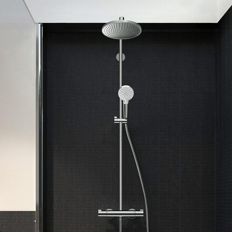 Showerpipe Hansgrohe Crometta S 240 1jet Showerpipe 27267000 - MEGABAD