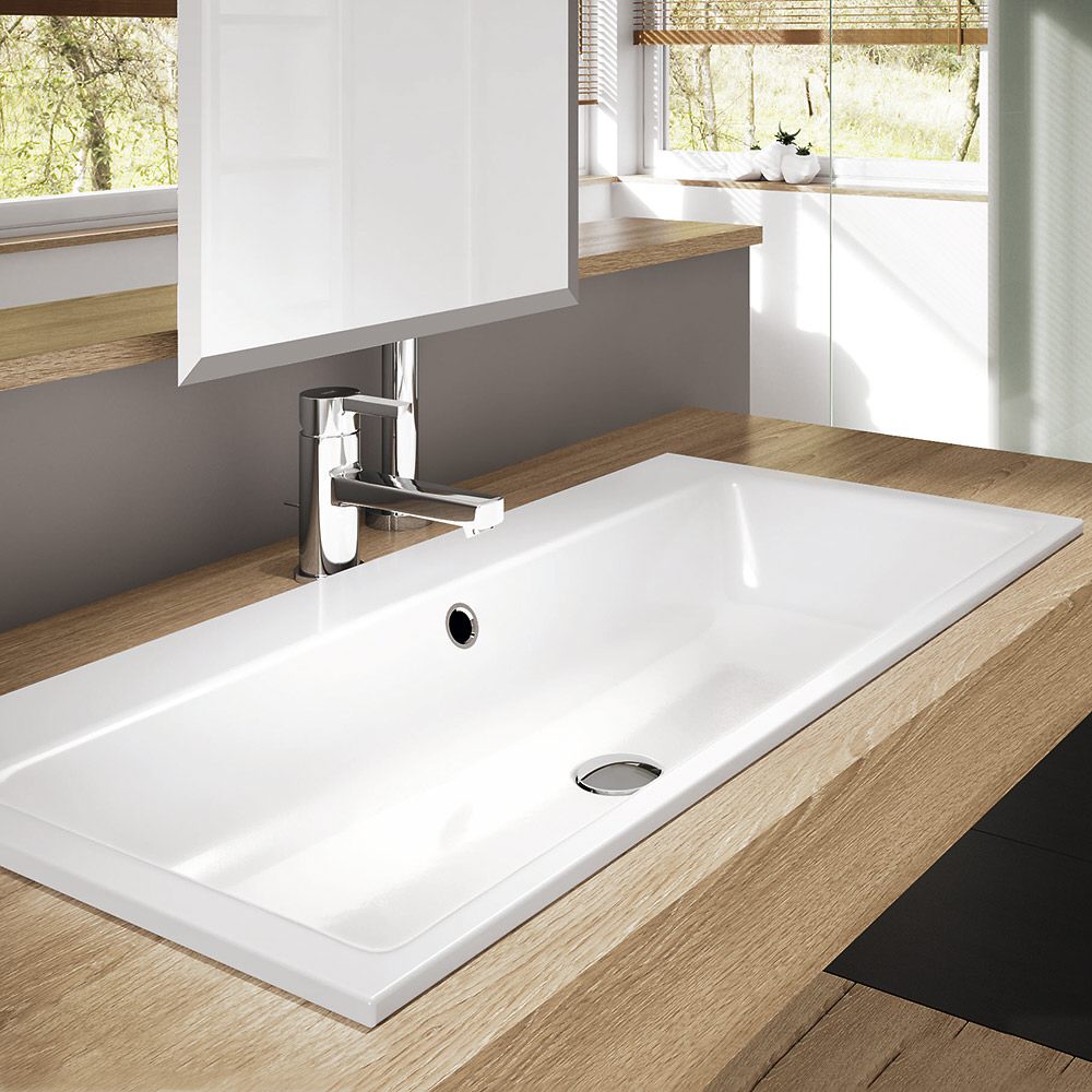 Kaldewei Puro Einbauwaschtisch 3151 mit 1 Hahnlochbohrung, 60 cm