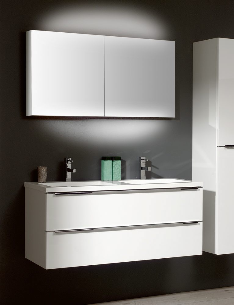 Architekt 500 Möbelkombination mit Doppelwaschtisch und ... Doppelwaschtisch mit unterschrank und spiegelschrank
Doppelwaschtisch mit unterschrank und spiegelschrank
Architekt 500 Möbelkombination mit Doppelwaschtisch und ...