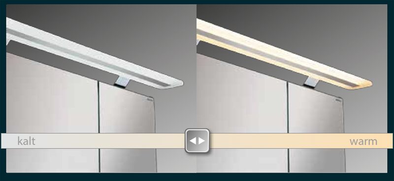 Lanzet Spiegelschrank 120 cm mit LEDAufbauleuchte L6 7170512 Lanzet Spiegelschrank 120 cm mit LEDAufbauleuchte L6 7170512