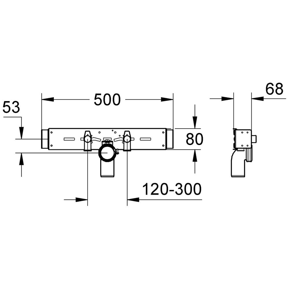 Grohe Rapid SL Armaturenhalterung für Küchenspüle 38437000 - MEGABAD