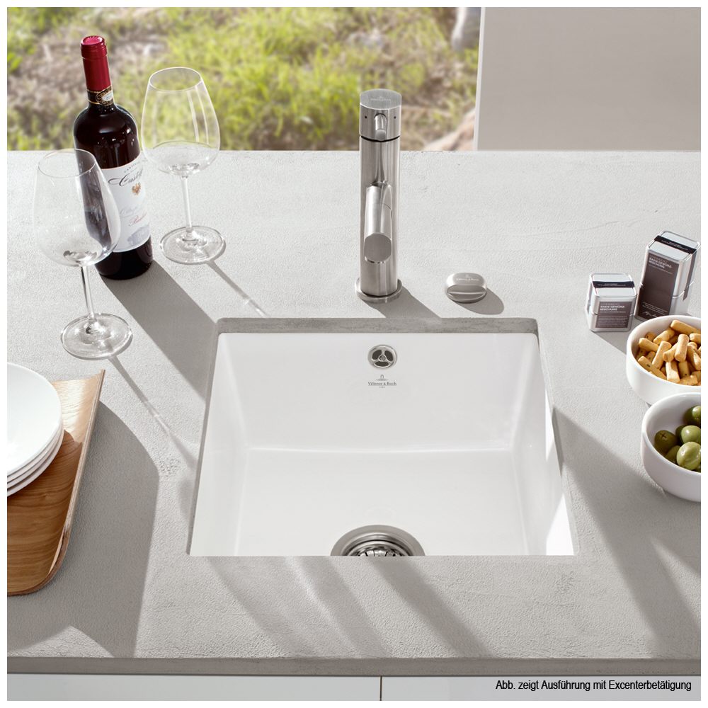 Villeroy & Boch Subway 50 SU Unterbauspüle, Ablaufgarnitur mit